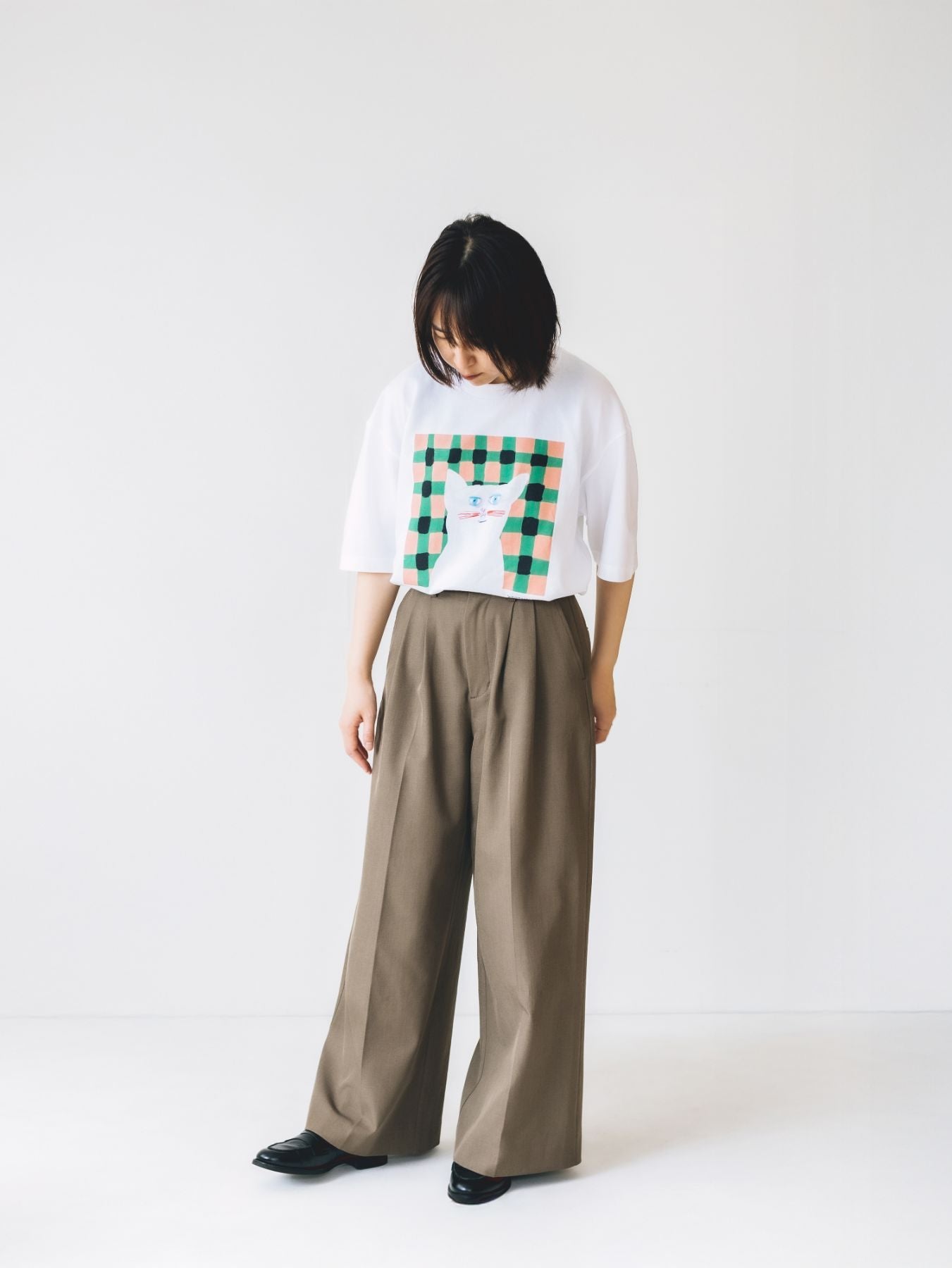 yamasakichiyo × Orneko ビッグシルエットTシャツ