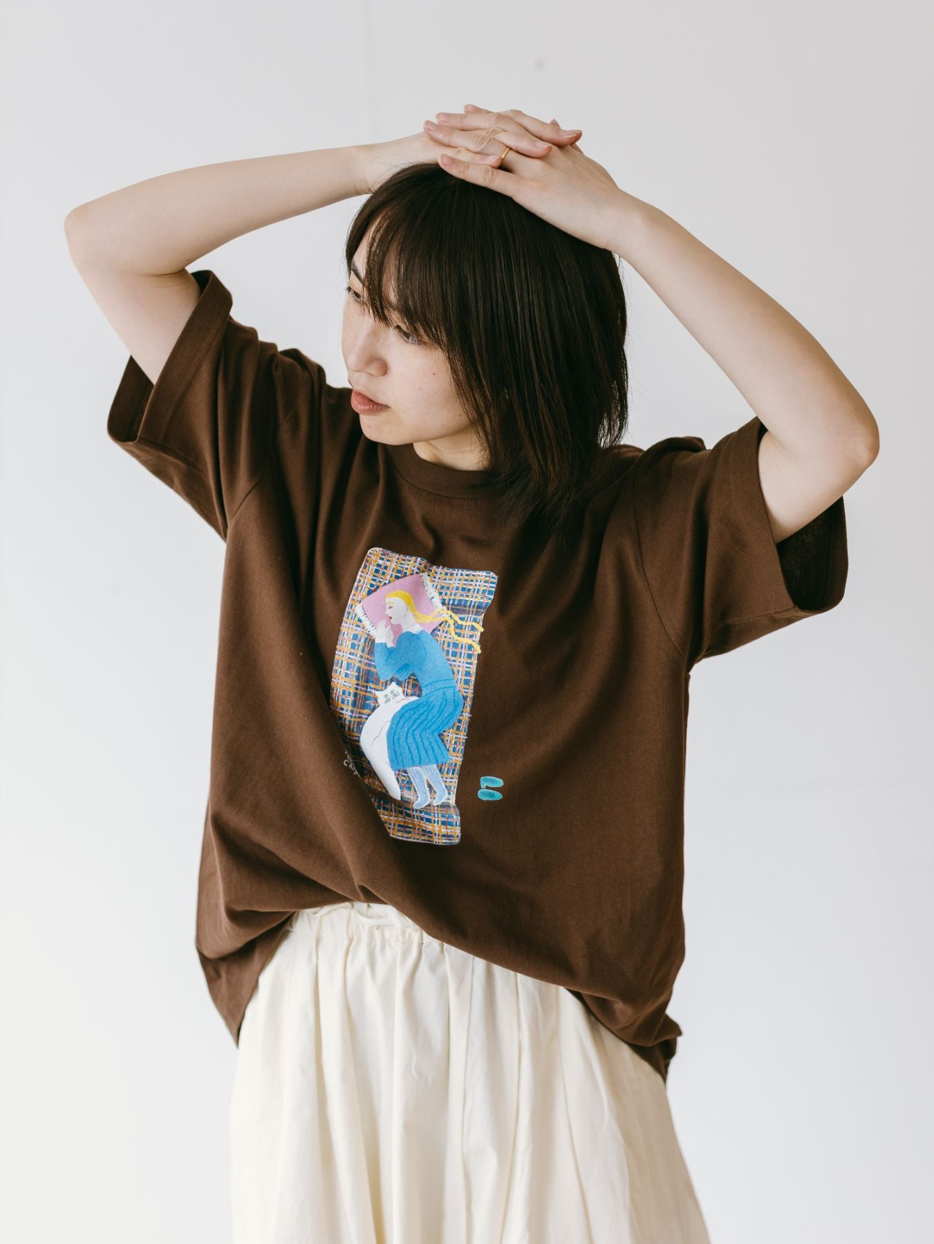 yamasakichiyo × Orneko ビッグシルエットTシャツ