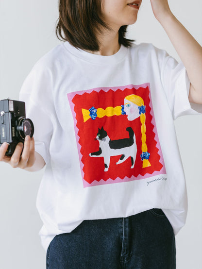 yamasakichiyo × Orneko ビッグシルエットTシャツ