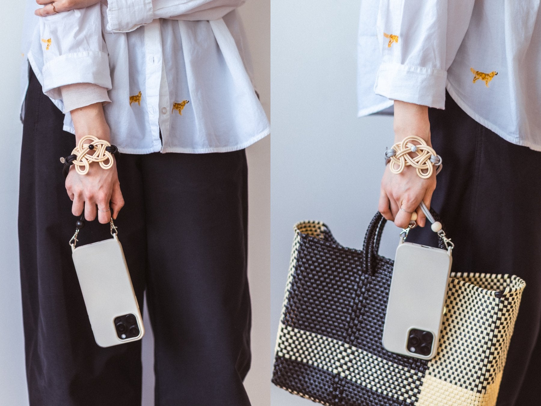 ショート（左：black、右：gray）